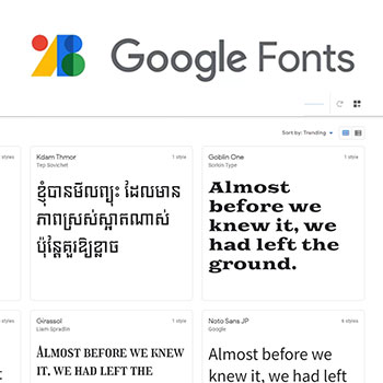 google-font